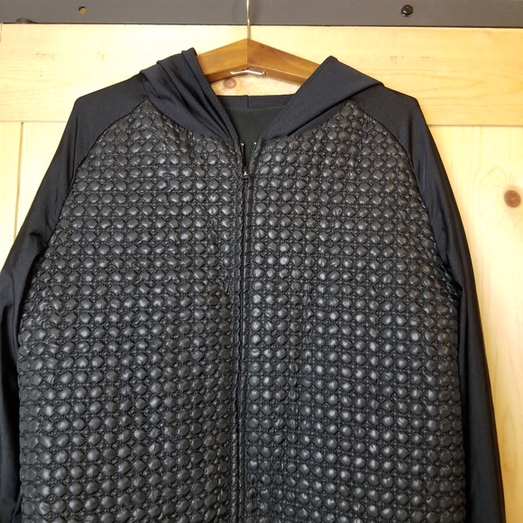 Revolution Dancewear Mini Quilted Zipper Front Hooded Jacket - Picture 2 of 11